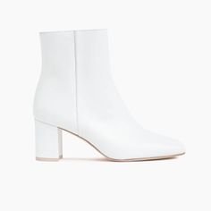 Comfy Women's High Heel Boot in White Full-Grain Leather. Handcrafted with the Highest Quality Materials, Including Comfortable Shock-Absorbing Insoles and Long-Lasting Metal Zippers. Shop Now For Free Shipping & Returns! White Pointy Boots, Thursday Boots Women, White High Heel Boots, White Heeled Boots, Footwear Ideas, White Heel Boots, Womens High Heel Boots, Thursday Boots, Heel Boot