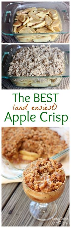 the best and worst apple crisp recipe