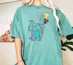 Monsters Inc Shirt, Disney Balloon, Disney Character Shirts, Inc Monsters, Disney Fits, Disney Balloons, Monster Inc, Disney Monsters, University Shirt