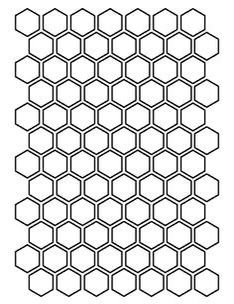 the pattern is made up of hexagonals