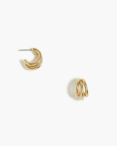 Factory: Triple Hoop Earrings For Women Hoc Autumn, Triple Hoop Earrings, Gold Earring, Earrings For Women, Women's Earrings, Jewelry Accessories, Hoop Earrings, Jewelry Earrings, Gift Card