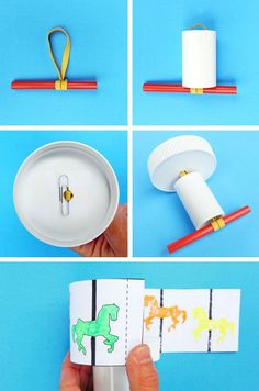 the instructions for how to make a paper horse