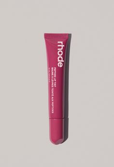 peptide lip tint - raspberry jelly | rhode skin Cloud Skin, Dehydrated Lips, Raspberry Jelly, Berry Lips, Skin Prep, Lip Hydration, Dry Lips, Skin Elasticity, Lip Tint