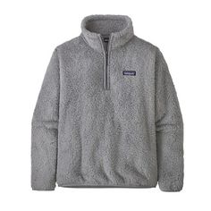 A soft, warm and versatile quarter-zip pullover made of 100% recycled polyester high-pile fleece with a slouchy fit so comfortable you won't want to take it off.Details: Quarter-length front zipper with stand-up doubled fleece collar for warmth Hip length Fair Trade Certified™ sewn Made in Vietnam Patagonia style# 25236 Patagonia Style, Take It Off, Fleece Quarter Zip, Patagonia Fleece, Rain Pants, Casual Running Shoes, Tent Accessories, Kids Outerwear, 1/4 Zip Pullover