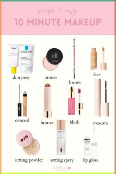 In this easy to follow eye makeup tutorial for beginners, I have demonstrated how to create a natural look that is simple and easy step by step. It's straigh... 10 Minute Makeup, Quick Makeup Routine, Makeup Contouring, Simple Makeup Natural, Colour Corrector, Simple Everyday Makeup, Morning Makeup, Makeup Order, Daily Makeup Routine