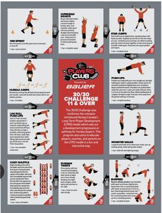 a poster with instructions on how to do the splits in different positions, including one leg and