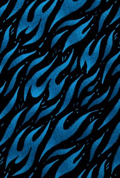an abstract blue and black background with wavy lines