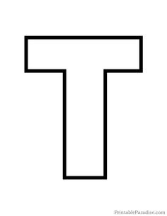 the letter t is shown in black and white