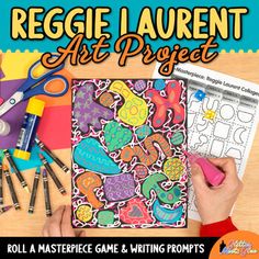 the cover of roll - a - masterpiece reggie laurent collages