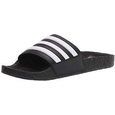 adidas unisex adult Adilette Boost Slide Sandal Size 8M FY8154 Black/White adidas unisex adult Adilette Boost Slide Sandal Size 8M FY8154 Black/White item 072217 SLEEK SANDALS DESIGNED FOR PREMIUM COMFORT. Transition from sandy beaches to busy streets in premium comfort all summer long. These slides feature a full-length, energy-returning midsole that cradles your foot with supreme cushioning. Classic 3-Stripes on the bandage-style upper show off your adidas style. Features Sandals designed for