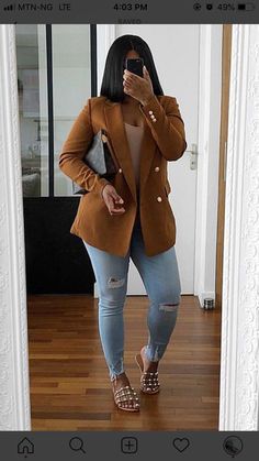 Clothing Style Inspiration, Afro Outfits, Workplace Outfits, Female Suit, Everyday Casual Outfits, Populaire Outfits, Modieuze Outfits, Casual Work Outfits, Fall Fashion Outfits