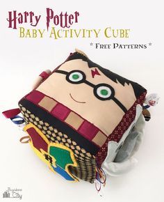 harry potter baby activity cube with free patterns