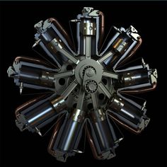 piperguru:   The inner workings of a radial engine | Ready to push Engine Working, Engine Design, Datsun Z, Radial Engine, Mechanical Engineering Design, Automobile Engineering, Aircraft Engine, Z Photo, Motor Engine