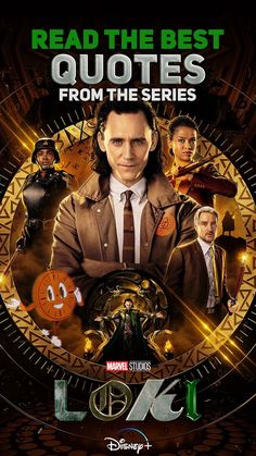 Loki - Read the best quotes from the series Anime Mega, Loki Movie, Poster Marvel, Gugu Mbatha Raw, Marvel Loki, Krysten Ritter, Paul Bettany, Univers Marvel