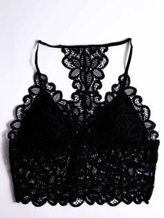 Eye Of The Sun Padded Bralette - Black | Three Bird Nest Lace Crop Top With Built-in Bra And Stretch, Fitted Lace Crop Top With Lace Closure, Black Lace Top With Spaghetti Straps, Black Spaghetti Straps Lace Top, Party Lace Cami Crop Top, Lace Cami Crop Top For Party, Lace Cami Crop Top With Lace Trim, Lace Camisole Crop Top For Night Out, Black Lace Top For Party With Lace Detail