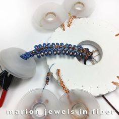 the beads are being worked on in this project