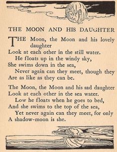 the moon and his daughter poem