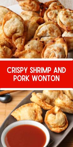 If you love Asian cooking, these crispy pork and shrimp wontons are a must-try! With their golden, crispy exterior and flavorful filling, they make the perfect snack or appetizer. Be sure to save this pin for your next craving for homemade Chinese food! Wonton Filling Recipes, Pork Wonton Recipe, Pork Wontons, Cornflake Chicken, Pork And Shrimp, Lamb Ragu, Crispy Wonton, Fried Wontons, Homemade Chinese Food