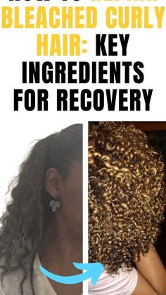 Hairstyles For Damaged Hair, Bleached Curly Hair, Hair Breakage Remedies, Overprocessed Hair, Products For Damaged Hair