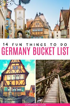 Find top attractions and activities for an unforgettable first trip to Germany. Western Europe Travel, Germany Itinerary 10 Days, Germany Things To Do, Germany Itinerary 1 Week, Bavaria Germany Travel, What To Do In Germany