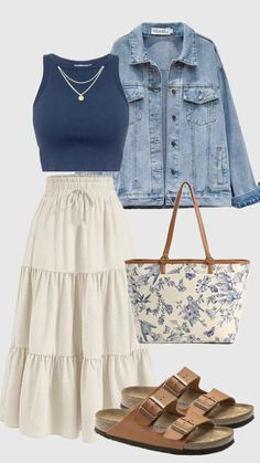 #outfits #shein #sheinhaul #aesthetic #streetwear #style Hope Floats Outfits, Modest Feminine Summer Outfits, Scotland Outfits Summer, Spain Outfit Ideas Spring, Celana Jins Wanita, Sagittarius Style, Teacher Fits, Spain Summer, Rok Outfit