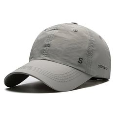 Season:Spring  Summer; Gender:Men's; Style:Casual,Fashion; Hats Category:Baseball Cap,Sun Hat,Trucker Hat; Occasion:Daily,Street; Material:Chinlon; Function:Sunscreen,Breathable,Adjustable; Pattern:Letter; Front page:FF; Listing Date:07/26/2024; Head Circumference:56-60 Gray Baseball Cap For Summer Beach, Gray Baseball Cap For Summer, Summer Flat Cap For Outdoor, Casual Lightweight Breathable Hat, Summer Outdoor Flat Cap, Breathable Baseball Cap For Travel, Breathable Gray Hats For The Beach, Gray Flat Cap For Summer, Breathable Flat Cap For Summer