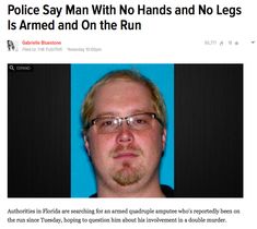 an image of a man with no hands and no legs is featured in the article