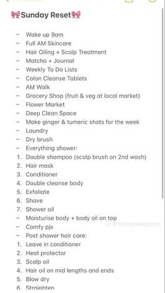 Aesthetic Healthy Lifestyle, Reset Routine, Self Care Aesthetic, Sunday Reset, My Routine, American Threads, Life Routines, Exercise Motivation