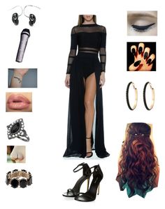 "Untitled #100" by tinaznicole ❤ liked on Polyvore featuring Swarovski, GUESS, Miss Selfridge, Valentino, women's clothing, women's fashion, women, female, woman and misses Luxury Performance Dress For Shows, Kpop Award Show Outfits Dress, Kpop Performance Outfit Black, Dreamcatcher Inspired Outfits Kpop, Kpop Stage Outfits Black Dress, Sporty Chic Outfits, Fashion Jeans Outfit, Trendy Prom Dresses, Movie Inspired Outfits