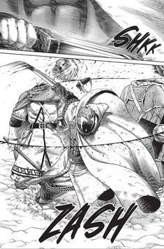 Vinland Saga Manga Artwork Swordsman Poses, Samurai Manga, Makoto Yukimura, Anime Stills, Chapter 33, Critical Role Fan Art, Comic Manga