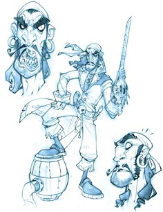 pirate Pirates Cartoon, Pirate Cartoon, Chara Design, Pirate Art, Animation Character, Character Design Sketches