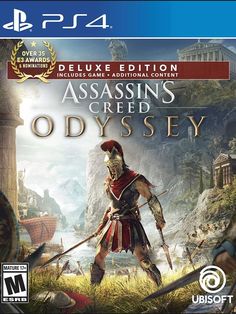 the cover art for the video game assassin's odyssey