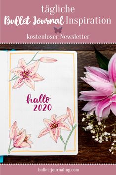 TÄGLICHE BULLET JOURNAL INSPIRATION Am Bullet Journal wirklich dran zu bleiben ist nicht einfach. Darum gibt es den kostenlosen Newsletter von Ladies Lounge. Hier bekommst du täglich Tipps, Ideen und Motivation, um das Beste aus deinem ganz individuellen Bullet Journal zu machen. Ich freue mich, wenn du dabei bist und ich dich auf deinem Weg begleiten darf – Nicole.  #bulletjournal #bulletjournalanfänger #bulletjournalstarten #bulletjournaldeutsch #dailybulletletter #bulletjournalnewsletter Bullet Journal Cover Page, Journal Cover, Journal Covers, Cover Pages, Art Journaling