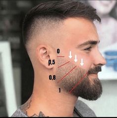 Mens Haircuts 2022, Beard Cut Style, Barba Hipster, Best Mens Haircuts, New Beard Style, Faded Beard Styles, Beard Cuts, Haircuts 2022