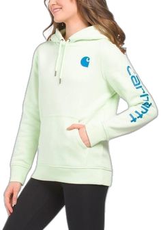 Womens Carhartt Hoodie, Preppy Green, Sweatshirts Hoodie Women, Carhartt Sweatshirts, Light Blue Hoodie, Black Quarter Zip, Carhartt Hoodie, Purple Sweatshirt, Carhartt Womens