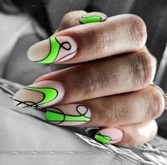 Wow Nails, Spring Acrylic Nails, Nails Green, Nail Art Designs Summer, Her Nails, Nail Art Designs Diy, Nail Art Designs Videos, Cute Gel Nails