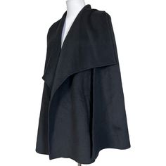 Diane Von Furstenburg Shawl Cape Coat Jacket Black Wool Blend Abby Women’s Sz M. Preowned. Good Condition! Comes From Smoke Free Home. Ships Out Fast! Fit Can Vary On Clothing Items For A Variety Of Reasons, Especially When An Item Is Preowned. Even If You Know What Size You Typically Wear, Do Not Rely Solely On The Size Listed To Ensure Fit, Be Sure To Also Check The Listed Measurements Here To Verify! Measured Laying Flat: Length (Shoulder To Bottom Hem): About 31” Width Across Chest (Underarm To Underarm): About 22” Cape Coat, Black Wool, Von Furstenberg, Coats Jackets Women, Diane Von, Diane Von Furstenberg, Clothing Items, Coats For Women, Wool Blend