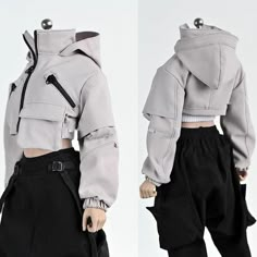 Techwear Female, Celana Jogger Wanita, Diy Dragon, Cyberpunk Clothes, Dragon Costume, Outfit References, Clothing Reference, Clothes Reference, Concept Clothing