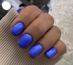 Unghie Sfumate, Dip Nails, Blue Nail Polish, Blue Nail, How To Earn Money, Get Nails