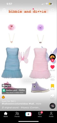 an image of two dresses and shoes on the app store's playlist page