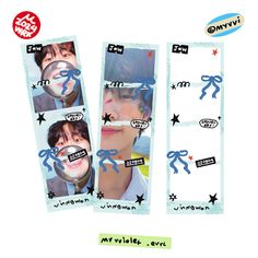 design artwork by myvvilolet - evrl Kpop Photostrip Design, Artwork Design Poster Kpop, Kpop Photo Strip, Photobooth Design Ideas, Cupsleeve Design Kpop, Photobooth Design, Photobooth Layout