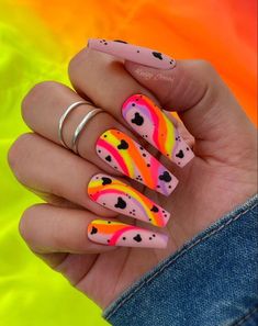 30 Disney-Inspired Nail Looks That Are Perfect For Hitting The Parks - 198 Rave Nails, Disney Nail Designs, Mickey Mouse Nails, Nail Looks