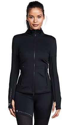 Black Workout Outfit, Essentials Jacket, Sports Wear Fashion, Sports Jackets Women, Sports Clothes, Adidas By Stella Mccartney, Womens Workout Outfits