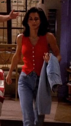 Friends Outfits 90s, Monica Geller Outfits, Estilo Rachel Green, Dramatic Classic Style, Monica Friends, Friends Fits, 1990 Style, Rachel Green Outfits, Friends Outfit