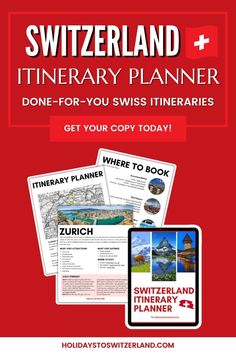 Done-for-you Swiss itineraries 10 Day Itinerary, Itinerary Planner, Family Destinations, River Cruises