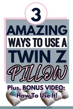 How To Use A Twin Z Pillow (3 Amazing Ideas) Twin Z Pillow, Twin Life, New Best Friend, Pregnancy Outfits