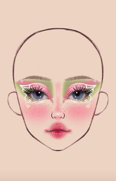 Concert Makeup, Anime Makeup, Face Art Makeup