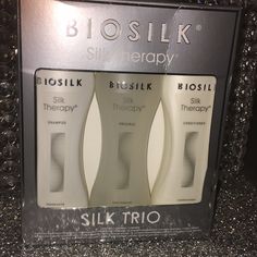 Biosilk Products Are Essential For Lead Stylists Backstage For Achieving Beautiful Runway-Worthy Hair. Biosilk Silk Therapy System Is Formulated With Silk, Botanical Extracts And Herbs That Nourish Hair And Leave It Soft, Shiny And Looking Luxurious. 7oz - Shampoo 7oz - Conditioner 7oz - Biosilk Oil (Holy Grail Of Oils) Salon Quality, Fast Shipping, No Returns, No Trades, Reputable 5 Star Seller. New Shipment, Sealed. Biosilk Silk Therapy, Silk Therapy, Nourishing Hair, Holy Grail, Hair Shampoo, 5 Star, Beauty Products, New Color, Womens Hairstyles