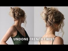 French Roll Hairstyle, Easy French Twist, Easy Updos For Long Hair, French Twist Updo, Twist Updo, Hair Updos Tutorials, Wedding Updos, Roll Hairstyle