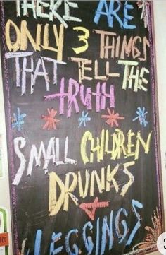 there are only three things that tell the truth through small children's drinking lessons